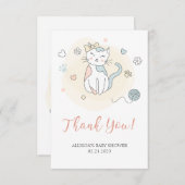 Kinderdusche Dankeskarte (Vorne/Hinten)