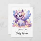 Kinderdusche Dankeskarte (Vorne/Hinten)