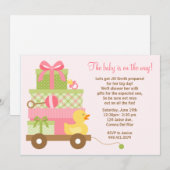 Kinderdusche Einladung (Vorne/Hinten)