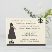 Kinderdusche Einladung (Stehend Vorderseite)