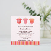 Kinderdusche Einladung (Stehend Vorderseite)