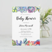 Kinderdusche Einladung (Stehend Vorderseite)