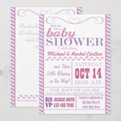 Kinderdusche Einladung (Vorne/Hinten)