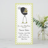 Kinderdusche Einladung (Stehend Vorderseite)