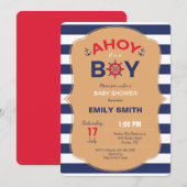 Kinderdusche Einladung (Vorne/Hinten)