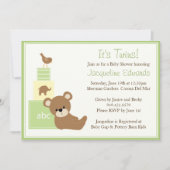 Kinderdusche Einladung (Vorderseite)