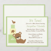 Kinderdusche Einladung (Vorne/Hinten)