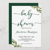 Kinderdusche Einladung (Vorne/Hinten)