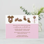 Kinderdusche Einladung (Stehend Vorderseite)