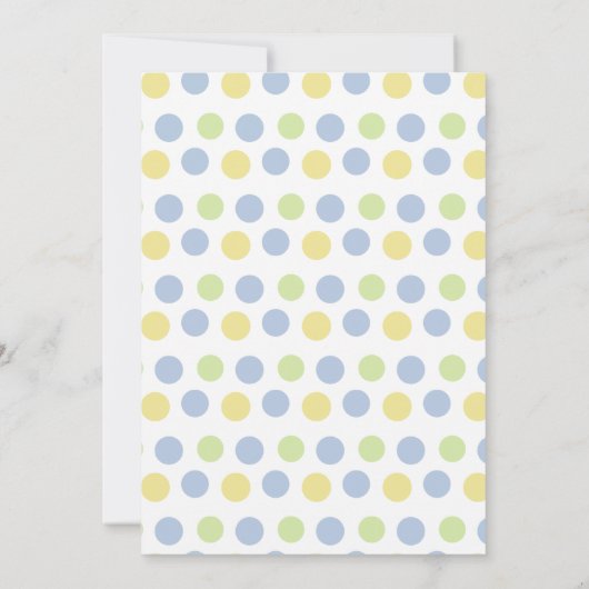 Kinderdusche Einladung (Rückseite)