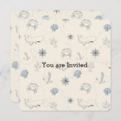 Kinderdusche Einladung (Vorne/Hinten)