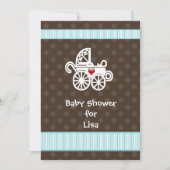 Kinderdusche Einladung (Vorderseite)