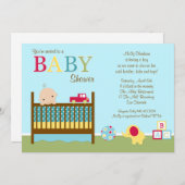 Kinderdusche Einladung (Vorne/Hinten)