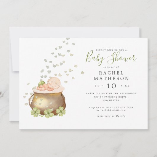 Kinderdusche Einladung (Vorderseite)