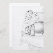 Kinderdusche Einladung (Vorne/Hinten)