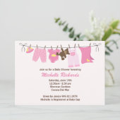 Kinderdusche Einladung (Stehend Vorderseite)