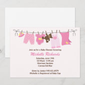 Kinderdusche Einladung (Vorne/Hinten)