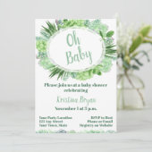 Kinderdusche Einladung (Stehend Vorderseite)