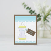 Kinderdusche Einladung (Stehend Vorderseite)