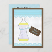 Kinderdusche Einladung (Vorne/Hinten)