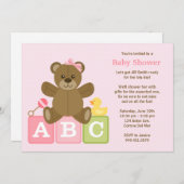 Kinderdusche Einladung (Vorne/Hinten)