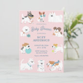 Kinderdusche Einladung (Stehend Vorderseite)