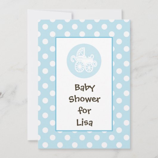 Kinderdusche Einladung (Vorderseite)