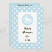 Kinderdusche Einladung (Vorne/Hinten)