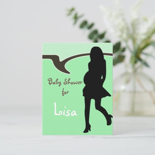 Kinderdusche Einladung (Stehend Vorderseite)