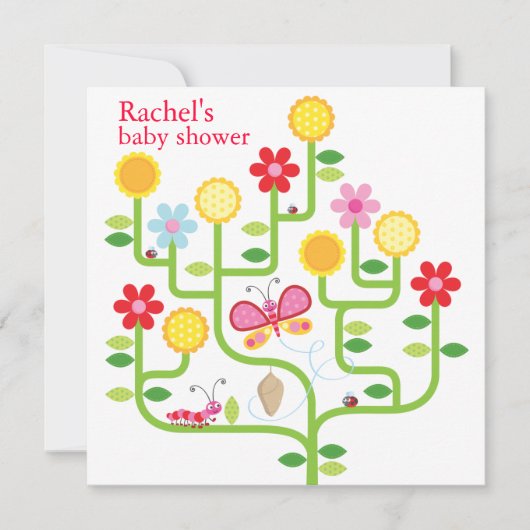 Kinderdusche Einladung (Vorderseite)