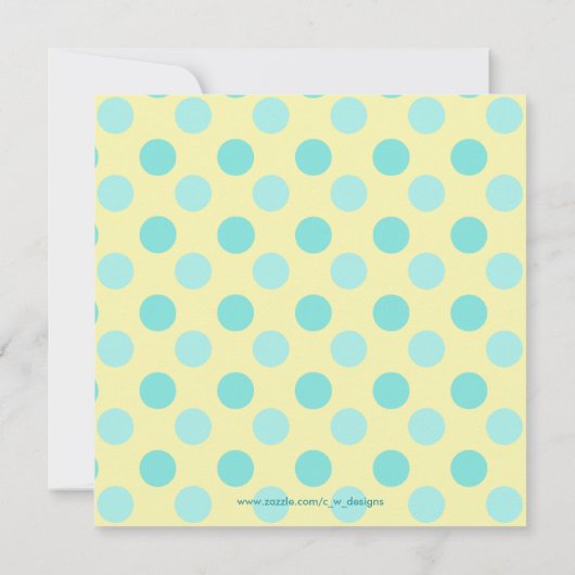 Kinderdusche Einladung (Rückseite)