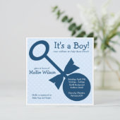 Kinderdusche Einladung (Stehend Vorderseite)