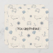 Kinderdusche Einladung (Vorne/Hinten)