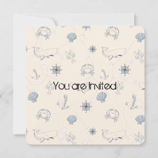 Kinderdusche Einladung (Vorderseite)