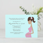 Kinderdusche Einladung (Stehend Vorderseite)