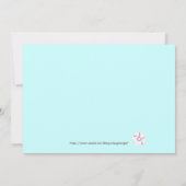 Kinderdusche Einladung (Rückseite)