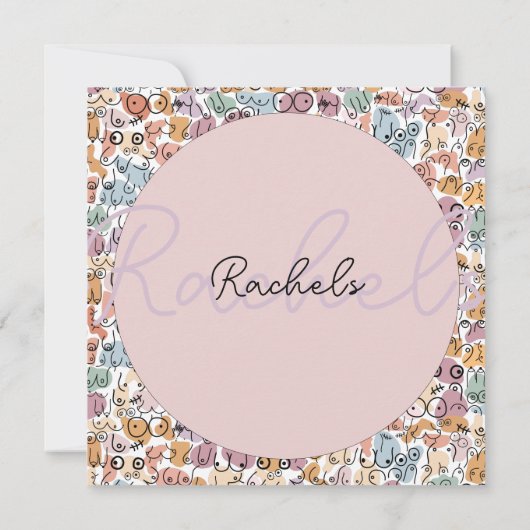 Kinderdusche Einladung (Rückseite)