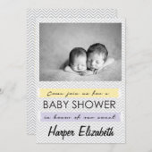 Kinderdusche Einladung (Vorne/Hinten)