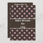 Kinderdusche Einladung (Vorne/Hinten)