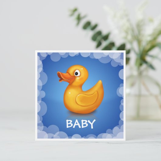 Kinderdusche Einladung (Stehend Vorderseite)