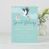 Kinderdusche Einladung (Stehend Vorderseite)