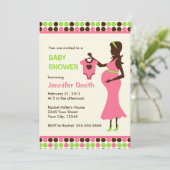 Kinderdusche Einladung (Stehend Vorderseite)