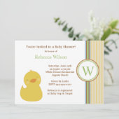 Kinderdusche Einladung (Stehend Vorderseite)