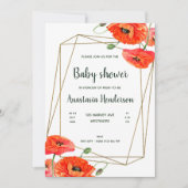 Kinderdusche Einladung (Vorderseite)