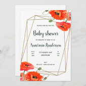 Kinderdusche Einladung (Vorne/Hinten)