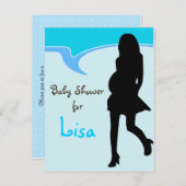 Kinderdusche Einladung (Vorne/Hinten)