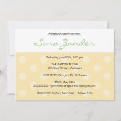 Kinderdusche Einladung - Boy Baby Whale (Rückseite)