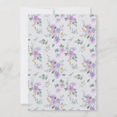 Kinderdusche Einladung | Einladung (Rückseite)