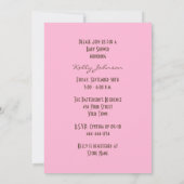 Kinderdusche Einladung mit Foto oder Foto (Rückseite)