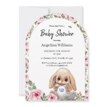 Kinderdusche Einladung mit Niedlichem Design